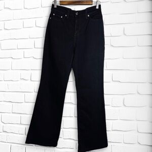 Levi's Bootcut Perfectly Slimming Black Jeans Size 10 Short